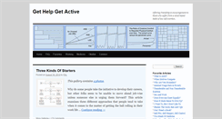 Desktop Screenshot of gethelpgetactive.org